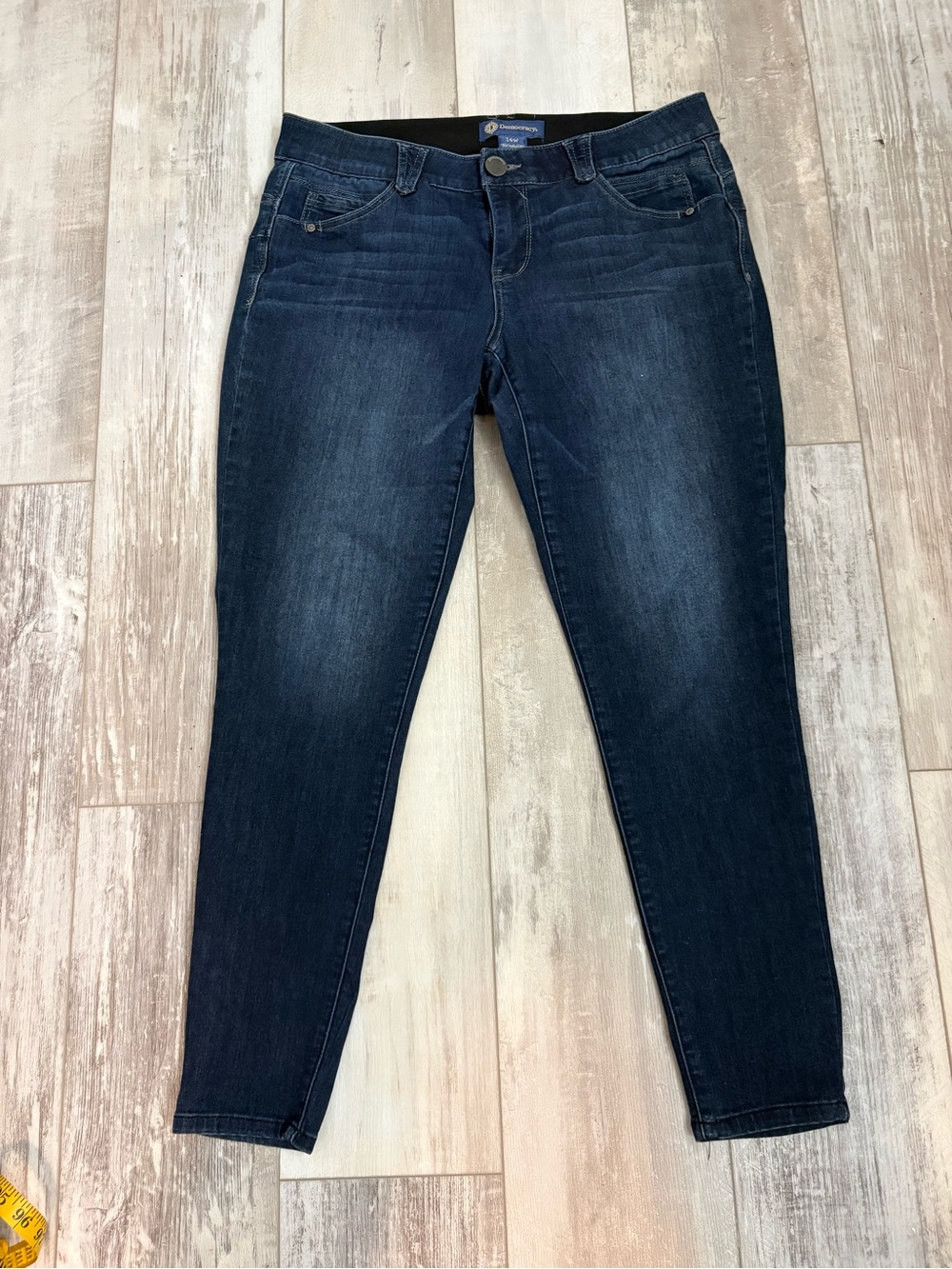 Democracy Indigo Mid-Rise Stretch Jeans with “Ab” Technology